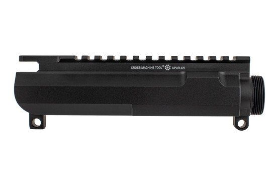 The Cross Machine Tool billet left hand upper receiver stripped is compatible with Mil-Spec parts